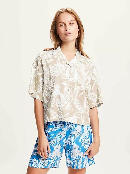 KnowledgeCotton Apparel Hemdbluse Loose Seabreeze TENCEL™ Print Resort Shir günstig online kaufen