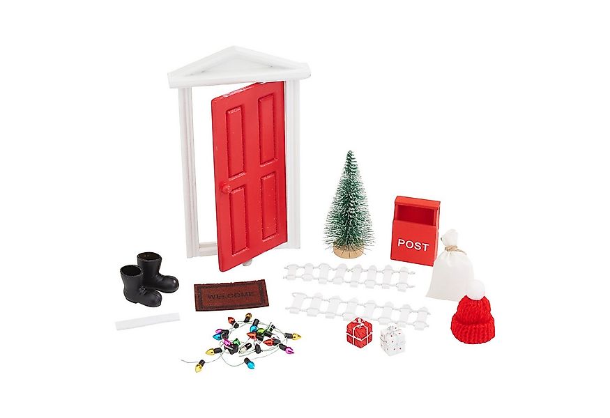 VBS Dekofigur Wichteltür-Set Christmas, 12 Teile günstig online kaufen