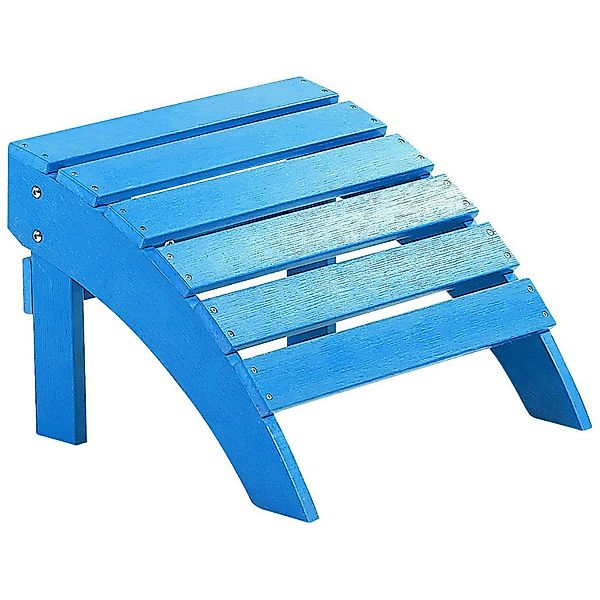 Beliani Fußhocker Blau 43x50x34 günstig online kaufen