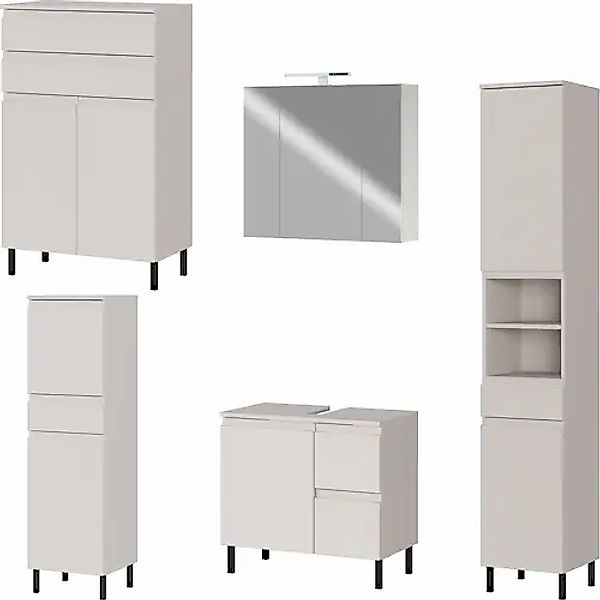 GERMANIA Badmöbel-Set "Scantic" 5 Stk. tlg. mehrteiliges Set mit kleinem Wa günstig online kaufen