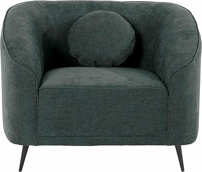 Home affaire Sessel "Ashly" in 3 Bezugsvarianten, Bouclé, Samtoptik und Str günstig online kaufen