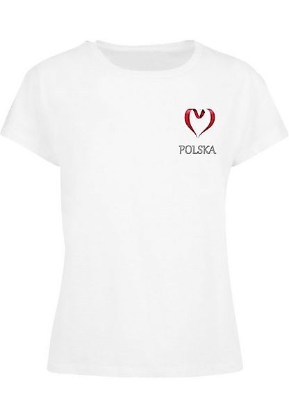 Merchcode T-Shirt Merchcode Ladies Merchcode Football - Poland T-shirt (1-t günstig online kaufen