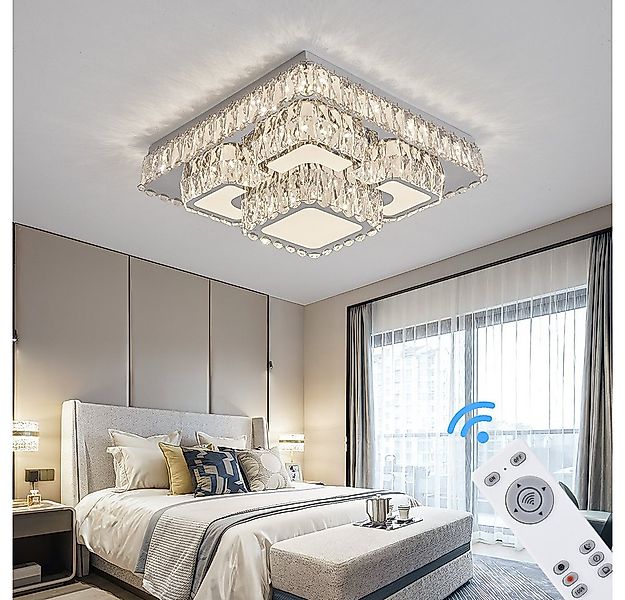 Eurotondisplay LED Deckenleuchte LED Deckenleuchte Kristall Lichtfarbe eins günstig online kaufen