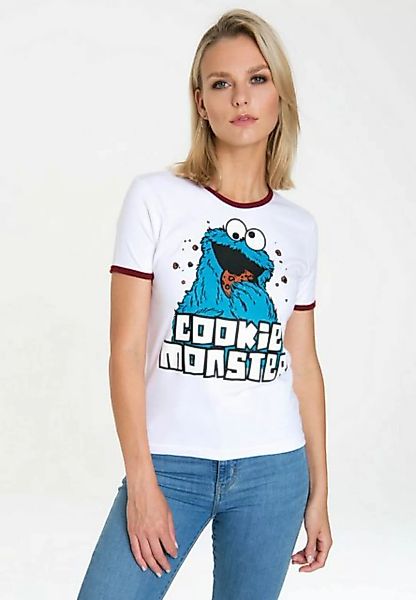 LOGOSHIRT T-Shirt Sesamstrasse - Krümelmonster mit lizenziertem Print günstig online kaufen