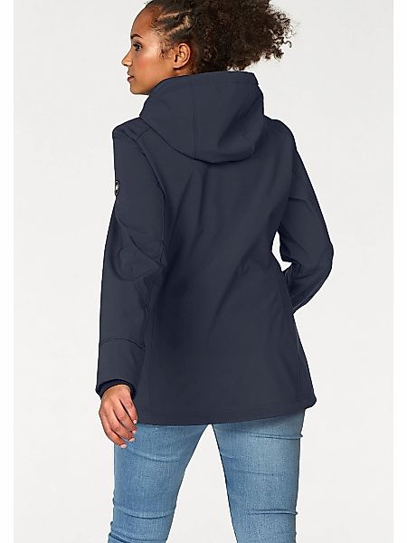 Polarino Outdoorjacke "Große Größen", mit Kapuze, mit Knebelknöfen günstig online kaufen