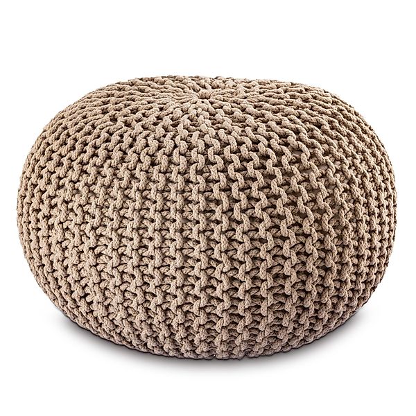 Amagohome Sitzhocker Strickhocker Pouf Ø45 o. günstig online kaufen