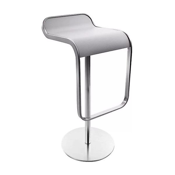 la palma - LEM S81 Barhocker Sitzfläche Laminat H88cm - aluminium/Sitzfläch günstig online kaufen