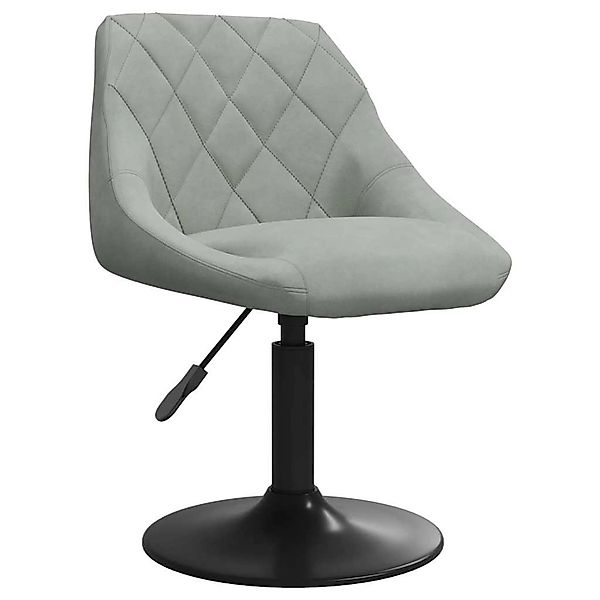 vidaXL Esszimmerstuhl Hellgrau Samt 3088813 günstig online kaufen