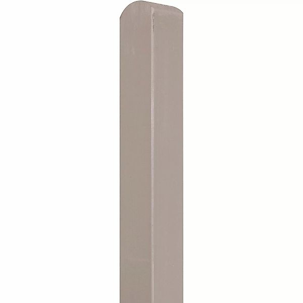 Zaunpfosten Glatt 9 cm x 9 cm x 135 cm Grau günstig online kaufen