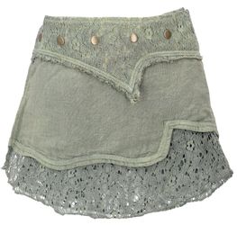 Guru-Shop Minirock Natürlicher Goa Sommerrock, Ethno günstig online kaufen