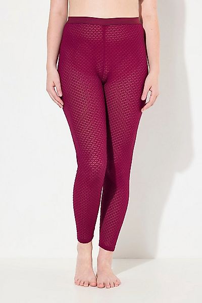 Ulla Popken Feinstrumpfhose Strumpf-Leggings Diamant-Spitze leicht transpar günstig online kaufen
