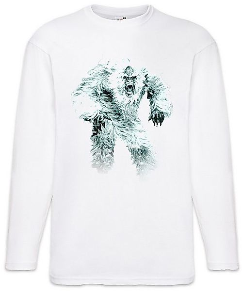 Urban Backwoods Langarmshirt Yeti I Langarm T-Shirt Schneemensch Monster Bi günstig online kaufen