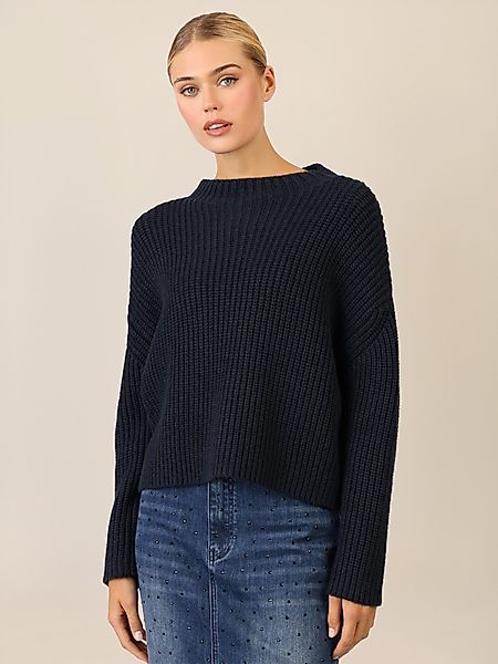 Apart Stehkragenpullover mit Strukturmuster günstig online kaufen