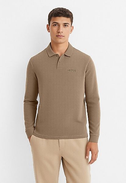 BOSS ORANGE Poloshirt Petempestolong mit Knopfleiste günstig online kaufen