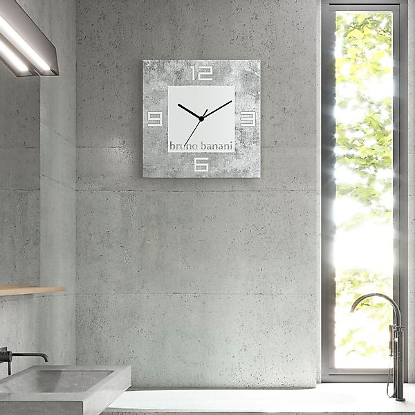 Bruno Banani Wanduhr Beton auf Alu günstig online kaufen