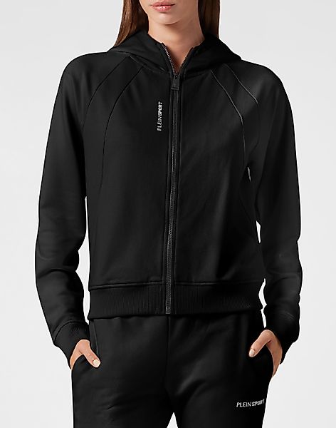 PLEIN SPORT Kapuzensweatjacke Sweatjacke mit Kapuze günstig online kaufen