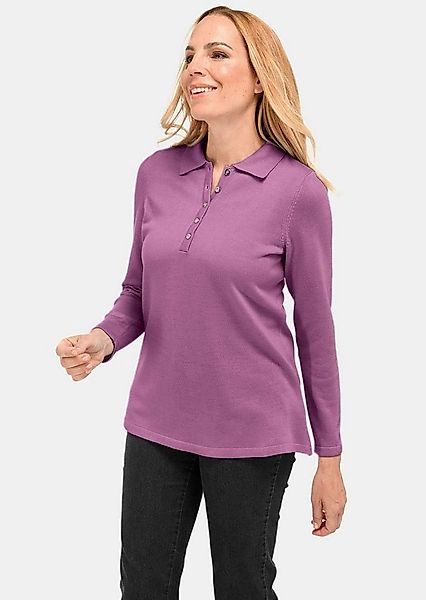 GOLDNER Strickpullover Kurzgröße: Pullover mit Polokragen günstig online kaufen