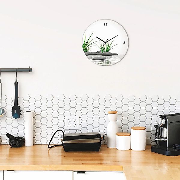 Artland Wanduhr "3 D Steine" wahlweise mit Quarz- oder Funkuhrwerk, lautlos günstig online kaufen