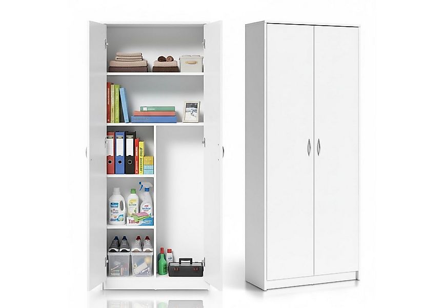 Home Collective Mehrzweckschrank Kleiderschrank Regal 74cm breit 180cm hoch günstig online kaufen