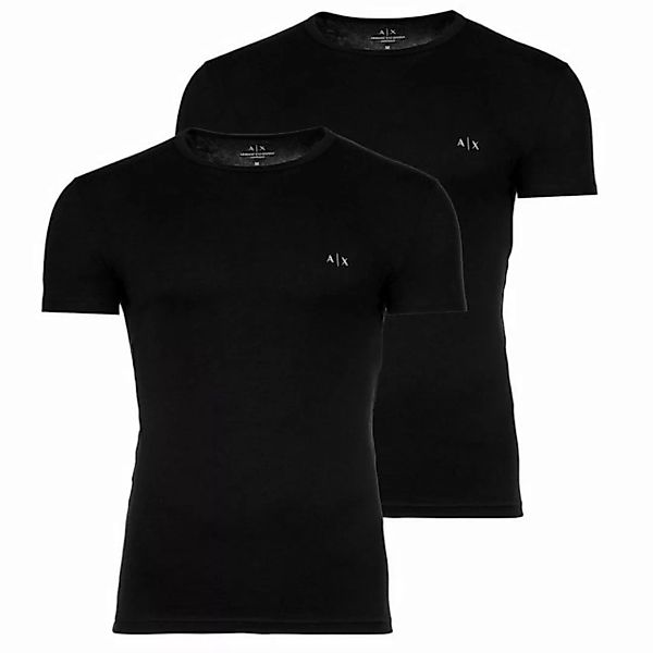 ARMANI EXCHANGE T-Shirt Herren T-Shirt, 2er Pack- Rundhals, Kurzarm günstig online kaufen