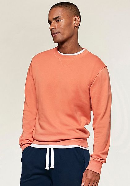 KangaROOS Sweatshirt "mit Rundhalsausschnitt" mit coolem Rippeinsatz am Aus günstig online kaufen