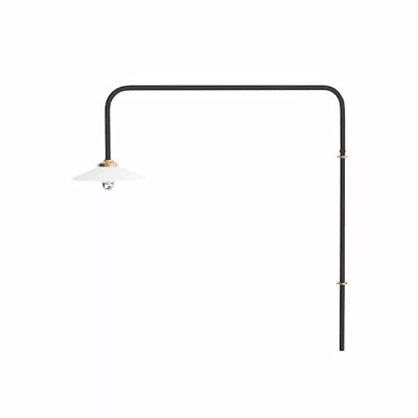 Wandleuchte mit Stromkabel Hanging Lamp n°5 metall schwarz / H 100 x L 90 c günstig online kaufen