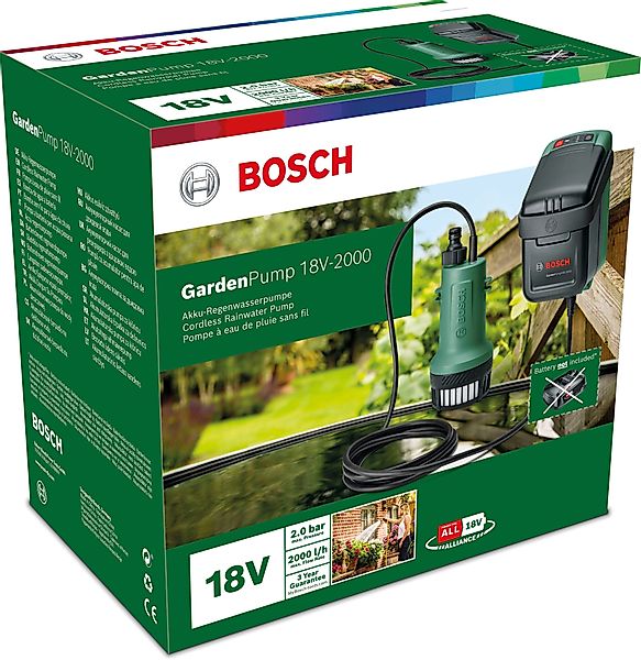 Bosch Home & Garden Akku-Gartenpumpe GardenPump günstig online kaufen