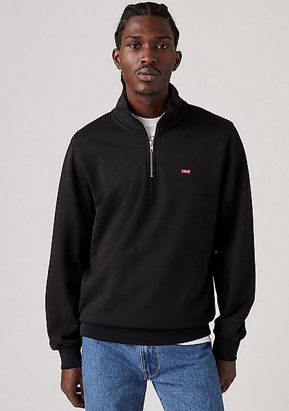 Levi's® Sweatshirt ORIGINAL HM 1/4 ZIP mit Troyer-Kragen und Logo-Stickerei günstig online kaufen