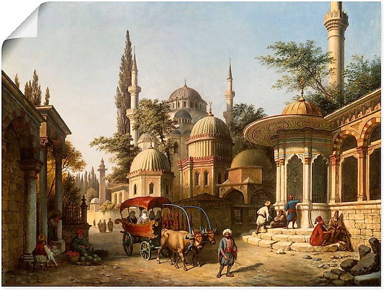 Artland Wandbild »Ansicht einer Moschee in Istanbul« Gebäude 1 Stk. tlg. al günstig online kaufen