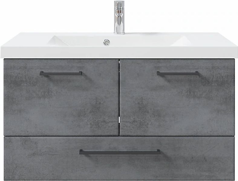 Saphir Badmöbel-Set »Quickset 945 Mineralmarmor-Waschtisch mit Unterschrank günstig online kaufen