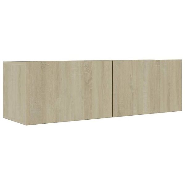 furnicato TV-Schrank Sonoma-Eiche 100x30x30 cm Holzwerkstoff (1-St) günstig online kaufen