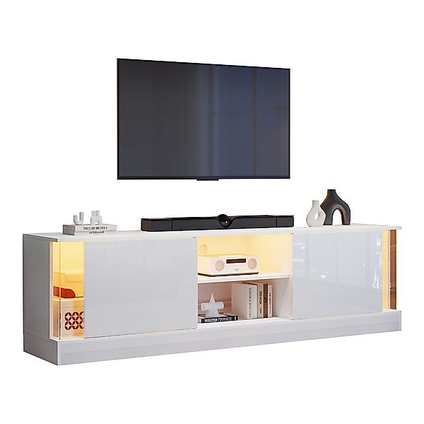 BlingBin TV-Schrank Hochglanz Bodenstehender TV-Ständer, Fernsehtisch günstig online kaufen