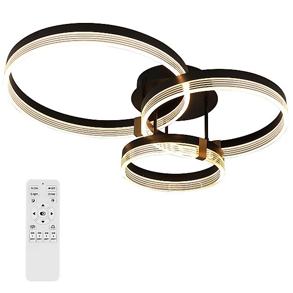 oyajia LED Deckenleuchte Metall Deckenlampe, Dimmbare günstig online kaufen