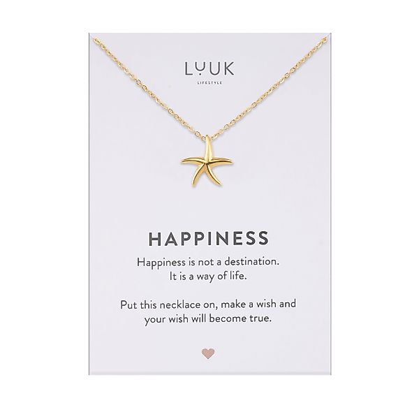 LUUK LIFESTYLE Kette mit Anhänger Seestern, günstig online kaufen