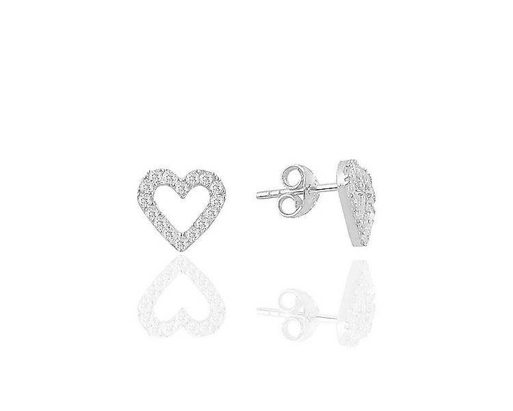 Einzelstück Paar Ohrstecker Ohrringe Ohrstecker Herz Love Liebe Lovely günstig online kaufen