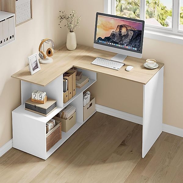 Woltu Schreibtisch (1-St), Computertisch L Form, günstig online kaufen
