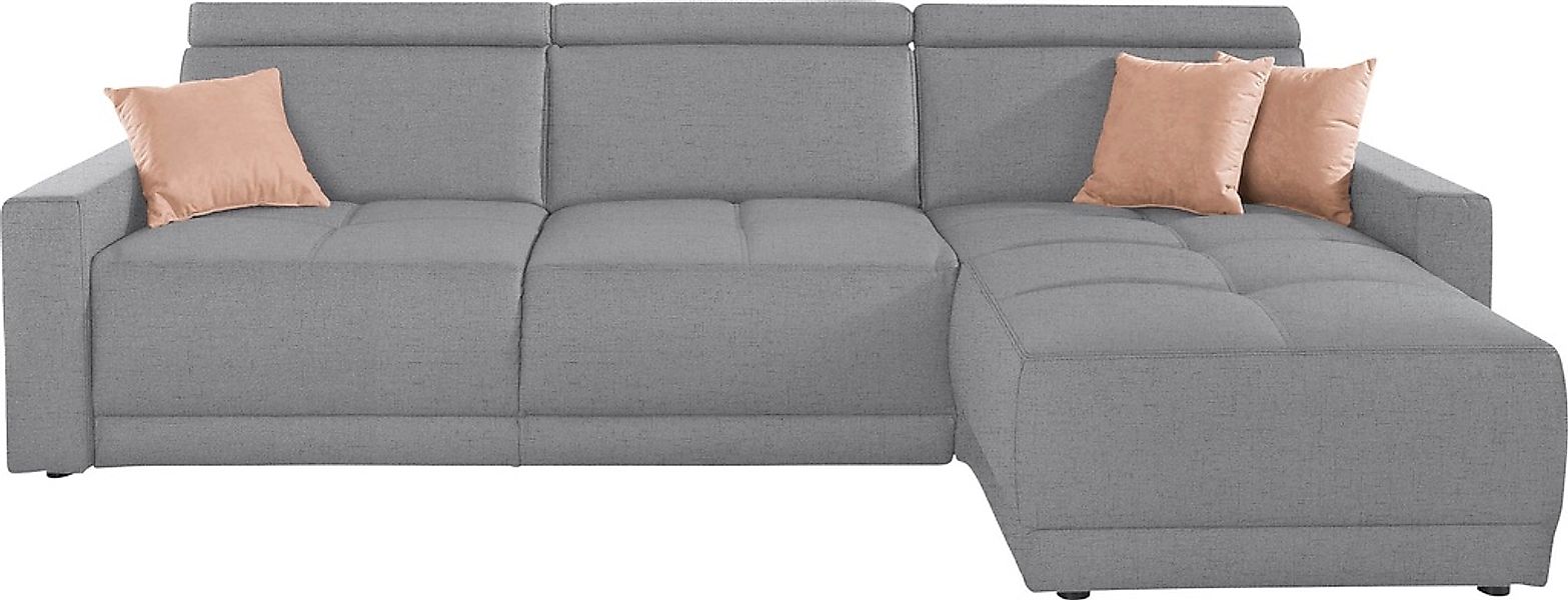 DOMO collection Ecksofa "Ava mit moderner Sitzheftung & toller Doppelnaht, günstig online kaufen