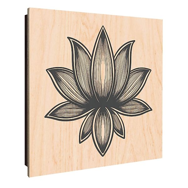 Banjado Schlüsselkasten Holz 30x30cm Schwarz Scharnier Rechts 50 Haken Desi günstig online kaufen