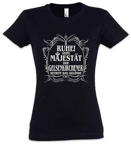 Urban Backwoods Print-Shirt Seine Majestät Der Gelsenkirchener Damen T-Shir günstig online kaufen