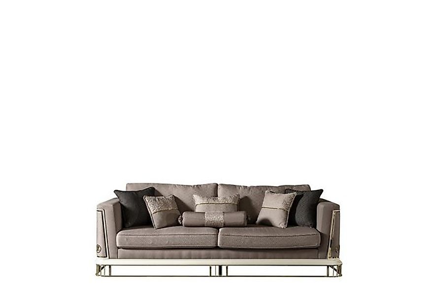 Xlmoebel Sofa Dreisitzer-Sofa in Braun mit luxuriösem Design und elegantem günstig online kaufen