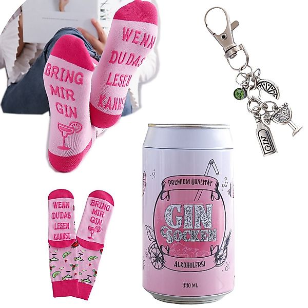 Lucadeau Freizeitsocken Geburtstagsgeschenkset für Frauen Freundin, günstig online kaufen