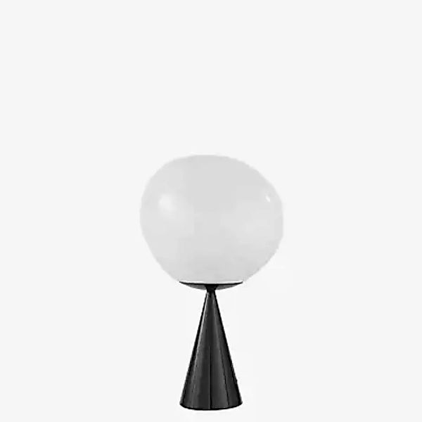 Tom Dixon Melt Cone Fat Tischleuchte LED, opal/schwarz günstig online kaufen