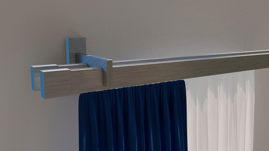 indeko Innenlaufschiene "Trend-Line" Ø 35 mm 2 läufig-läufig Wunschmaßlänge günstig online kaufen