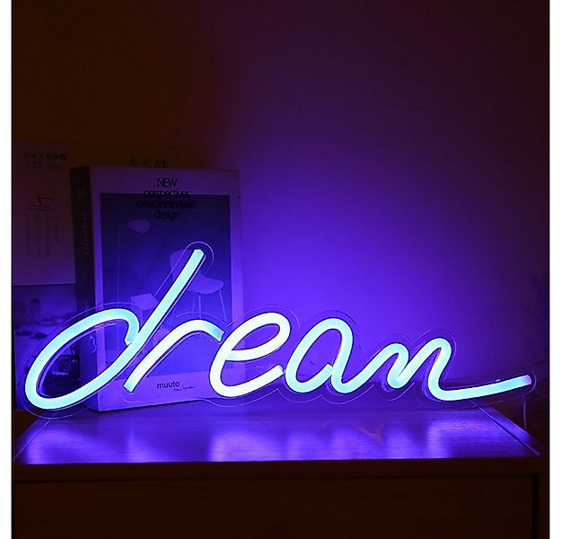 Rosnek LED Dekolicht Neon Lampe,Banane Hello Herz Dream Love,Schlafzimmer N günstig online kaufen