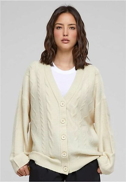 URBAN CLASSICS Hoodie Ladies Cabel Knit Cardigan günstig online kaufen