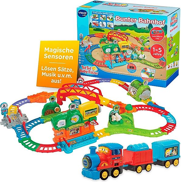 Vtech® Spielwelt Tut Tut Baby Flitzer - Bunter Bahnhof, mit Licht und Sound günstig online kaufen