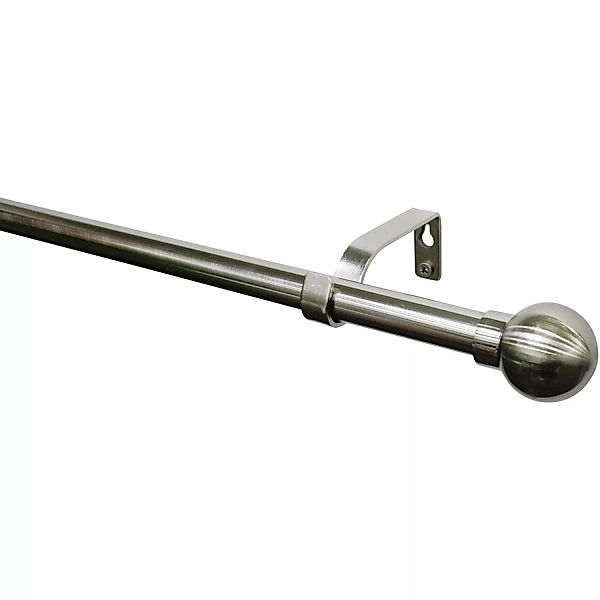 Gardinia Komplettgardinenstangen-Set Metall Kugel 190 cm - 340 cm günstig online kaufen