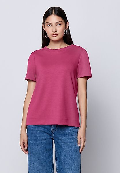 STREET ONE STUDIO Rundhalsshirt mit gerafften günstig online kaufen