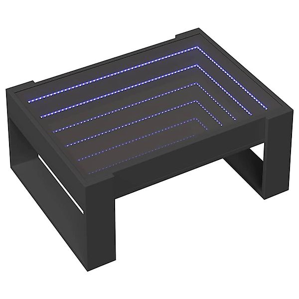 vidaXL Couchtisch mit Infinity-LED Schwarz 70x53x30 cm 847631 günstig online kaufen