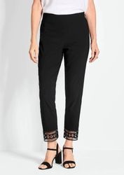 GOLDNER Schlupfhose Freizeithose LOUISA mit Spitzenabschluss günstig online kaufen